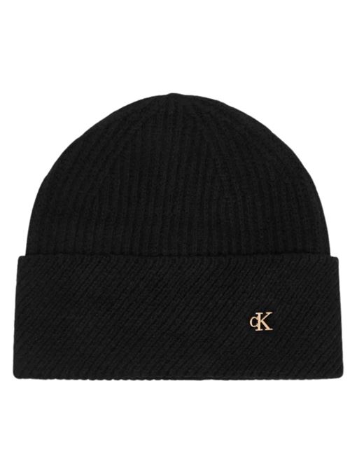 Berretto a costine con lurex Calvin Klein | LV04F8118GUB1